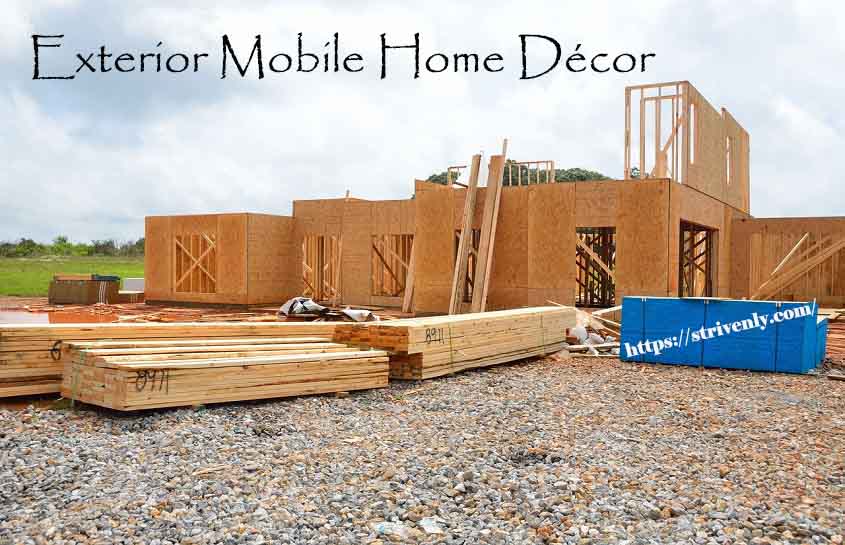 Exterior Mobile Home Décor